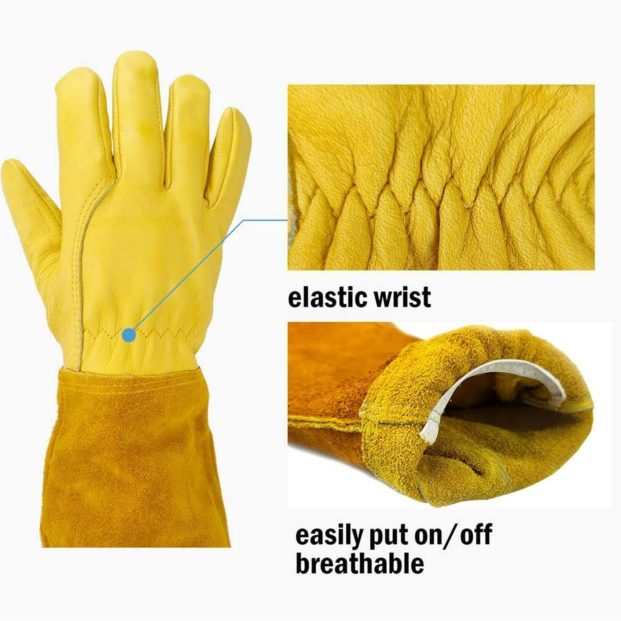Rose Pruning Gardening Gloves Beekeeper Thornproof Long Gauntlet Plant Gloves Rose Pruning Gardening Gloves Beekeeper Thornproof Long Gauntlet Plant Gloves